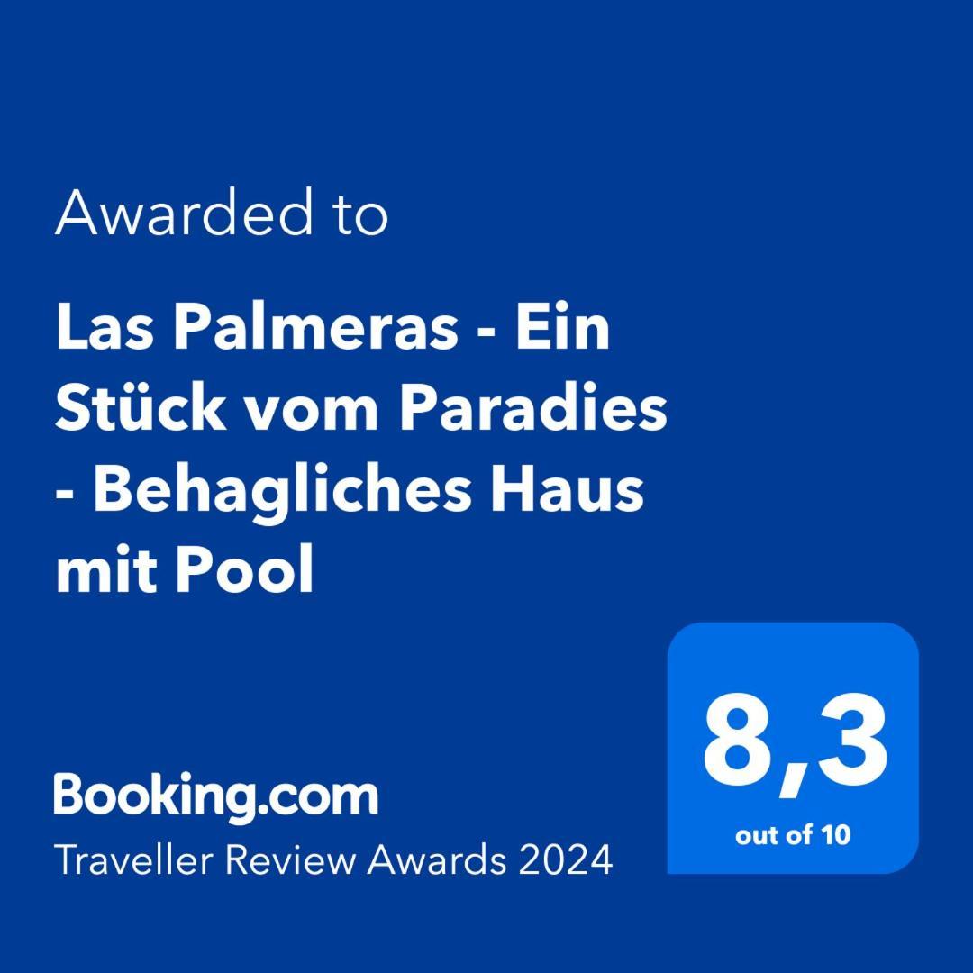 Las Palmeras - Ein Stueck Vom Paradies - Behagliches Haus Mit Pool Algodonales Eksteriør billede